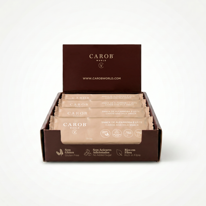 Snack de Alfarroba e Leite (Pack 20 x 36g)