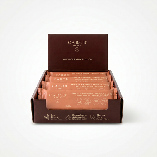 Carob, Almond and Milk Bar (Pack 20 x 36g)