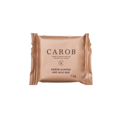 Carob, Almond and Milk Mini Bar (Pack 60 x 12g)
