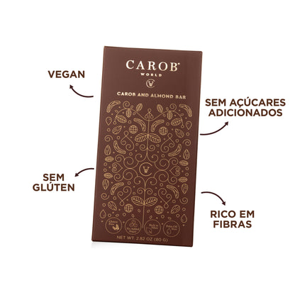 Carob and Almond Bar (80g)