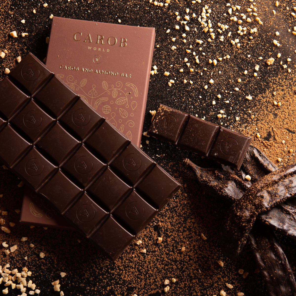 Carob and Almond Bar (80g)