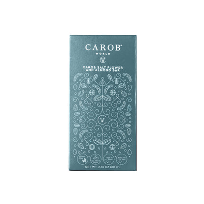 Tablete de Alfarroba, Flor de Sal e Amêndoa (80g)