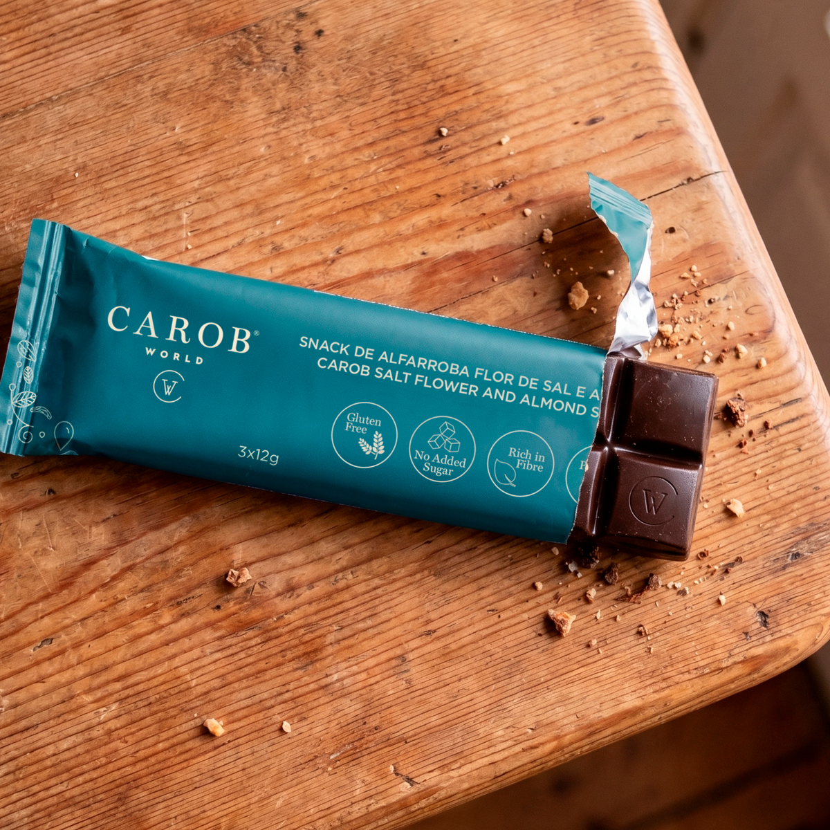 Carob, Salt Flower and Almond Snack (36g)
