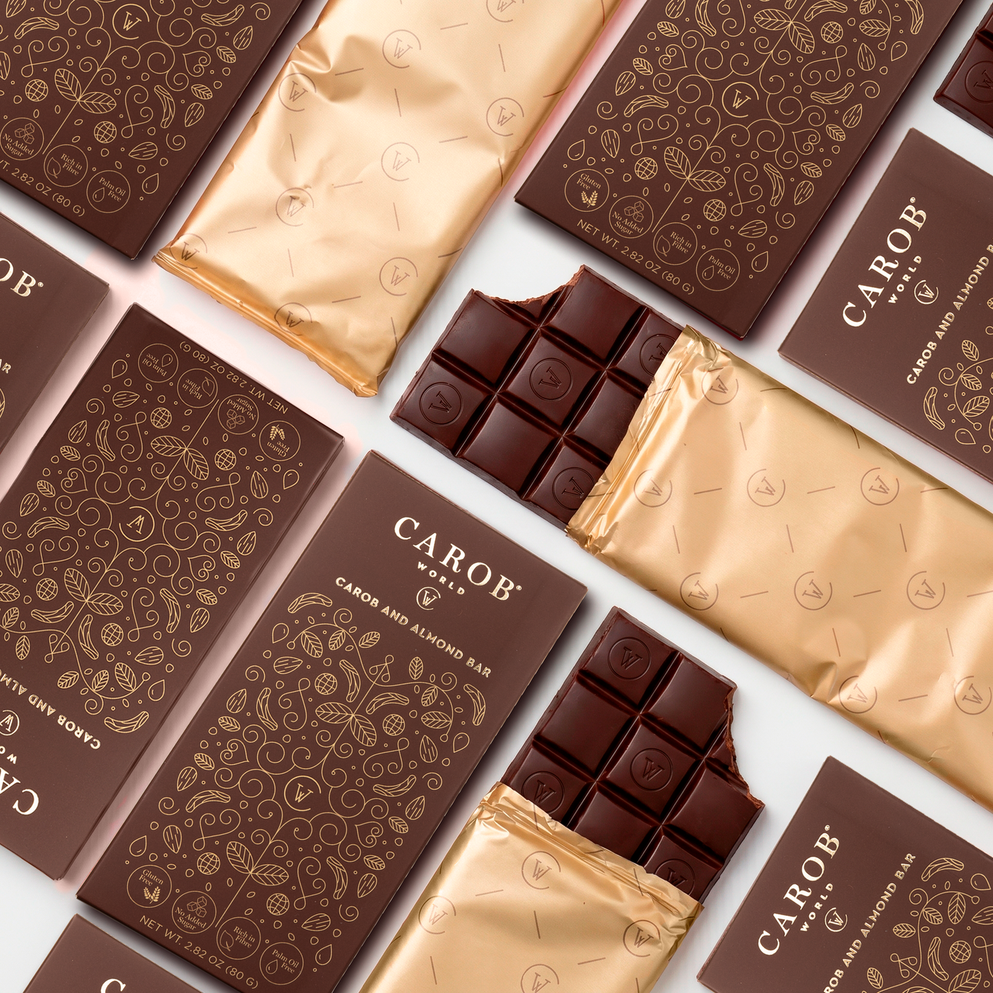 Carob and Almond Bar (Pack 15x80g)