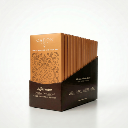 Carob, Almond and Milk Bar (Pack 15x80g)
