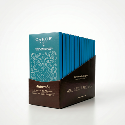 Carob, Salt Flower and Almond Bar (Pack 15x80g)