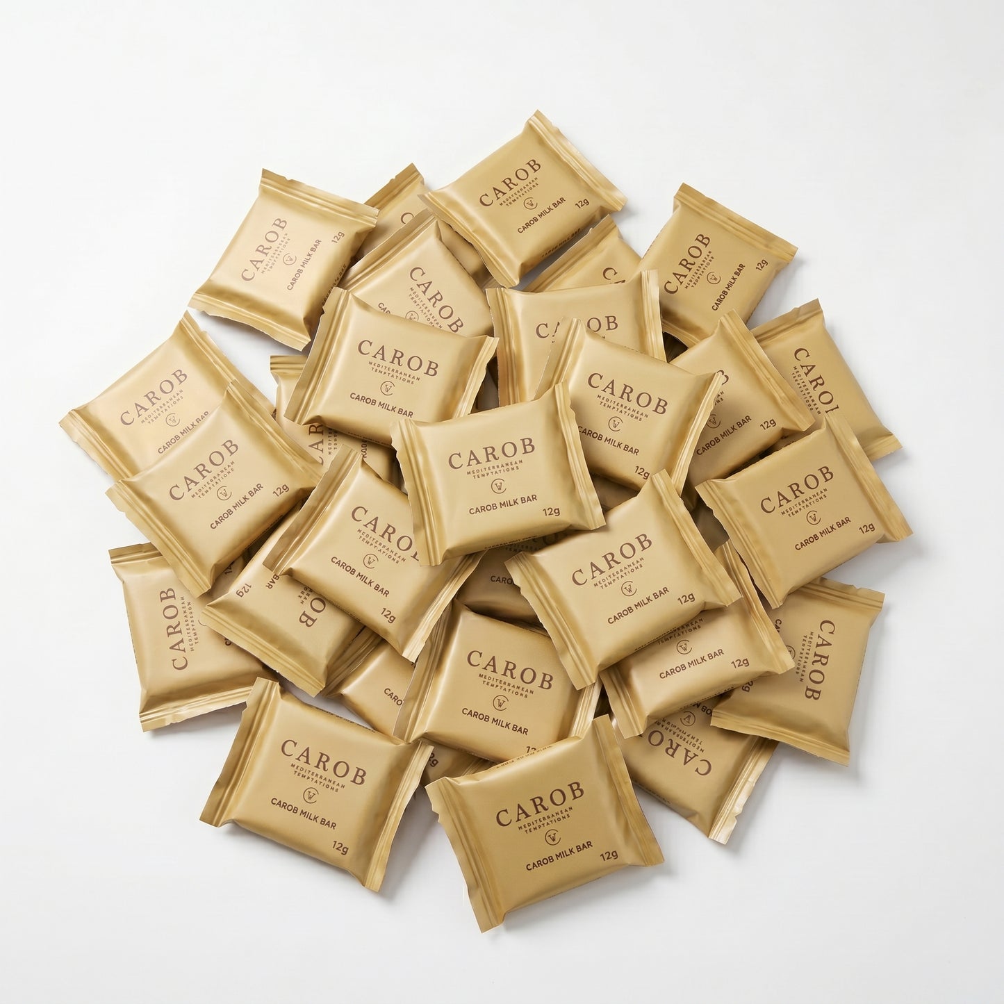 Mini Tabletes de Alfarroba e Leite (Pack 60 x 12g)