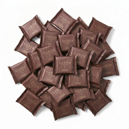 Mini Tabletes de Alfarroba e Amêndoa (Pack 60 x 12g)