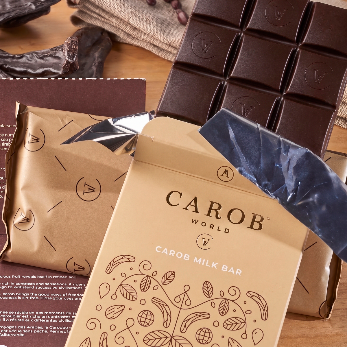 Carob and Milk Bar (80g)