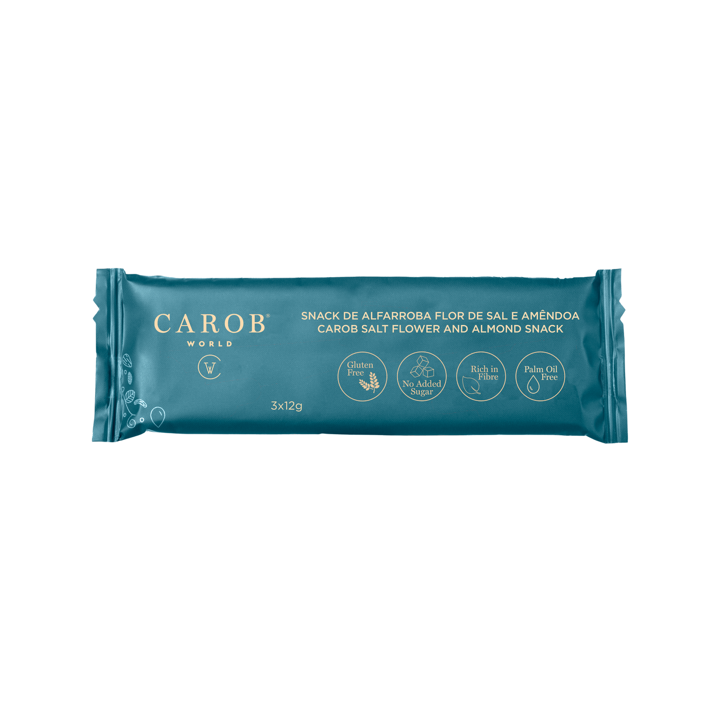 Carob, Salt Flower and Almond Snack (36g)