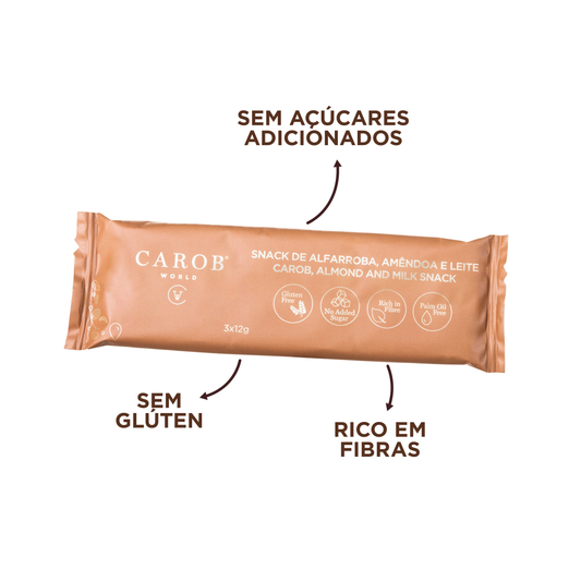 Carob, Almond and Milk Snack (36g)